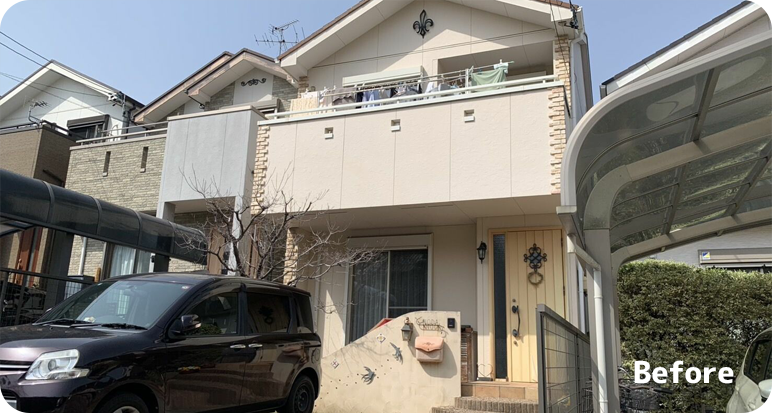 塗り替えショップの施工事例