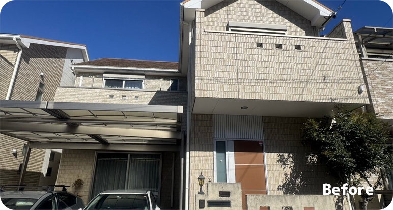 塗り替えショップの施工事例