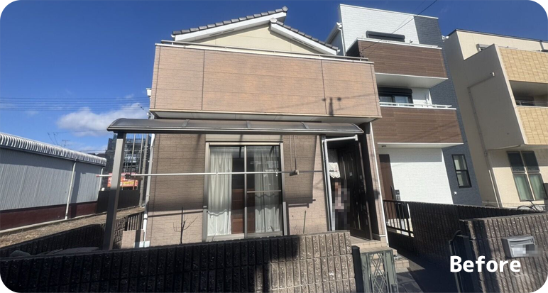 塗り替えショップの施工事例