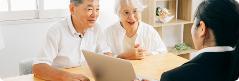 プロに相談できるから安心