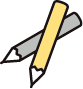 鉛筆のアイコン