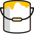 ペンキ缶のアイコン